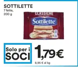 Coop Sottilette offerta