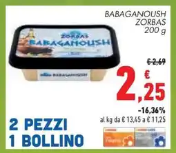 Conad BABAGANOUSH ZORBAS offerta