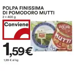 Coop POLPA FINISSIMA DI POMODORO MUTTI offerta