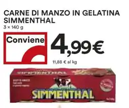 Coop CARNE DI MANZO IN GELATINA SIMMENTHAL offerta