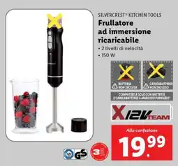 Lidl Frullatore ad immersione ricaricabile offerta