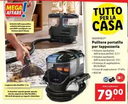 Lidl SILVERCREST Pulitore portatile per tappezzeria offerta