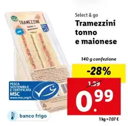Lidl Tramezzini tonno e maionese offerta