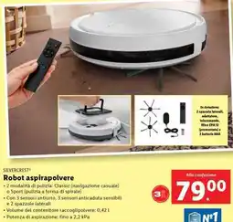 Lidl SILVERCREST Robot aspirapolvere offerta