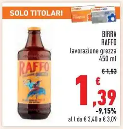 Conad Birra Raffo offerta