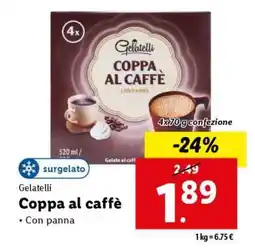 Lidl Coppa al caffè offerta