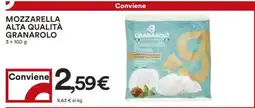 Coop Mozzarella Alta Qualità Granarolo offerta