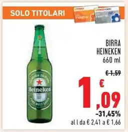 Conad BIRRA HEINEKEN offerta