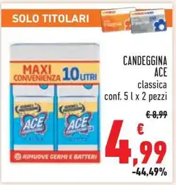 Conad CANDEGGINA ACE classica offerta