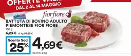 Coop BATTUTA DI BOVINO ADULTO PIEMONTESE FIOR FIORE offerta