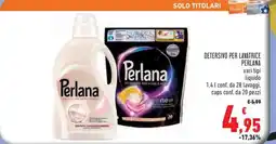 Conad Detersivo per lavatrice Perlana offerta