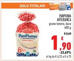 Conad PANPIUMA ARTEBIANCA offerta
