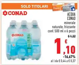Conad Acqua Conad offerta