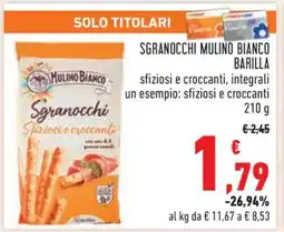 Conad SGRANOCCHI MULINO BIANCO BARILLA offerta