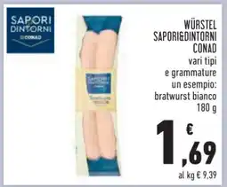 Conad Würstel Sapori&Dintorni Conad offerta