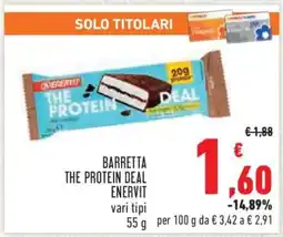 Conad BARRETTA THE PROTEIN DEAL ENERVIT offerta