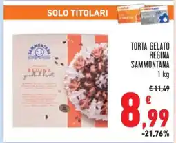 Conad TORTA GELATO REGINA SAMMONTANA offerta