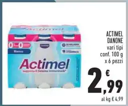 Conad ACTIMEL DANONE offerta