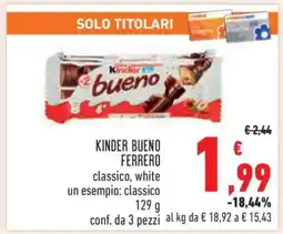 Conad KINDER BUENO FERRERO offerta