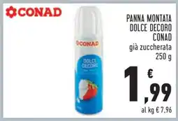 Conad Panna Montata Dolce Decoro Conad offerta