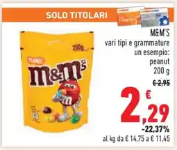 Conad M&M'S offerta