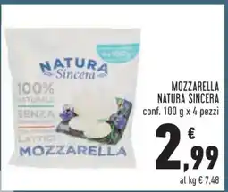 Conad MOZZARELLA NATURA SINCERA offerta
