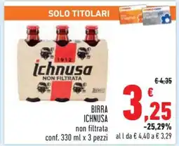 Conad BIRRA ICHNUSA offerta