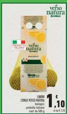 Conad Limoni Conad Verso Natura offerta