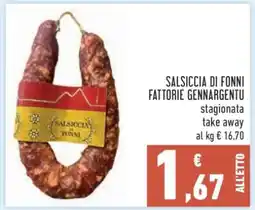 Conad Salsiccia di Fonni Fattorie Gennargentu offerta