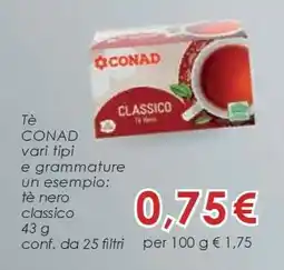 Conad Tè CONAD offerta