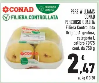 Conad Pere Williams Conad Percorso Qualità offerta