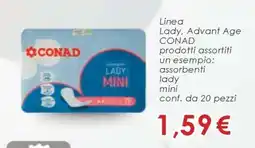 Conad Linea Lady, Advant Age CONAD offerta