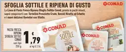 Conad Pasta Fresca Ripiena Sfoglia Sottile Conad offerta