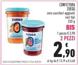 Conad Confettura ZUEGG offerta