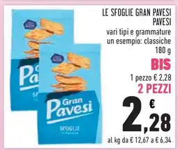 Conad LE SFOGLIE GRAN PAVESI PAVESI offerta