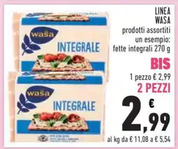 Conad LINEA WASA offerta