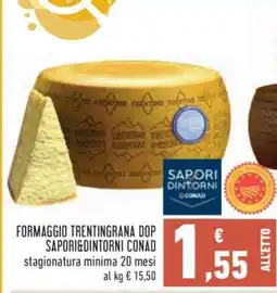 Conad FORMAGGIO TRENTINGRANA DOP SAPORI&DINTORNI CONAD offerta