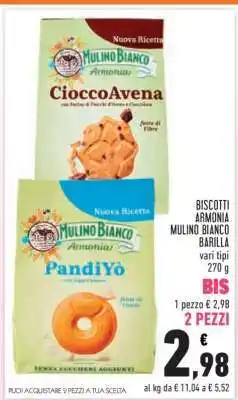 Conad BISCOTTI ARMONIA MULINO BIANCO BARILLA offerta