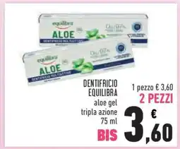 Conad DENTIFRICIO EQUILIBRA offerta