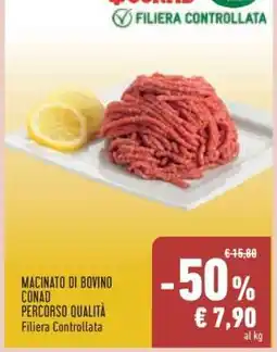 Conad MACINATO DI BOVINO CONAD PERCORSO QUALITÀ offerta