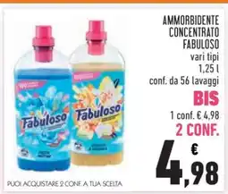 Conad Ammorbidente Concentrato Fabuloso offerta