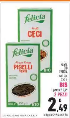 Conad PASTA BIO FELICIA offerta