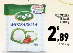 Conad MOZZARELLA TRE VALLI offerta