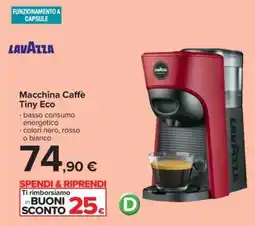 Carrefour Macchina Caffè Tiny Eco offerta