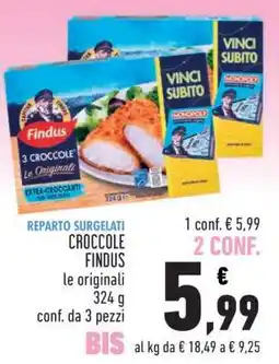 Conad Croccole Findus offerta