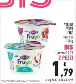 Conad Yogurt Fruyo Fage offerta