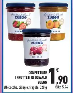 Conad CONFETTURE I FRUTTETI DI OSWALD ZUEGG offerta