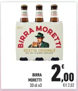 Conad BIRRA MORETTI offerta