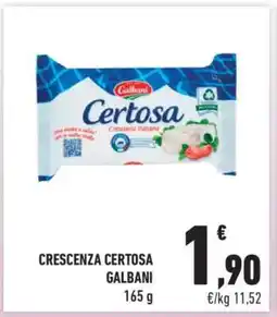 Conad CRESCENZA CERTOSA GALBANI offerta