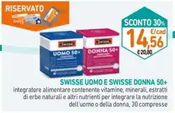 Conad SWISSE UOMO E SWISSE DONNA 50+ offerta